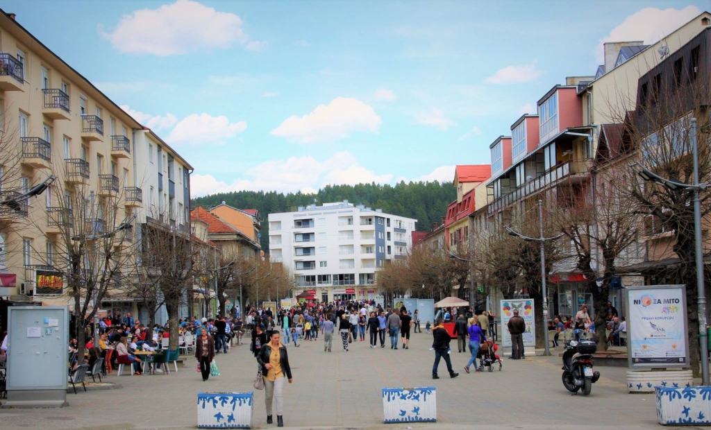 A photo of the city center, Berane