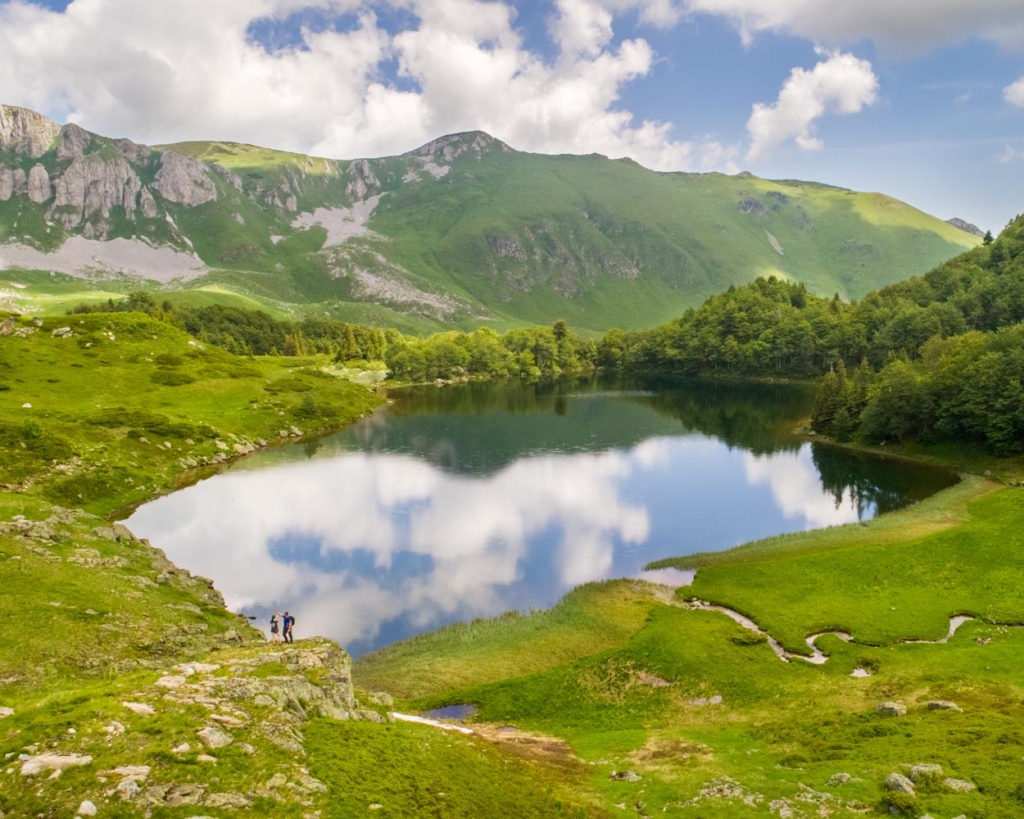 A photo of Pešića Lake, at the National Park Biogardska Gora. Berane
