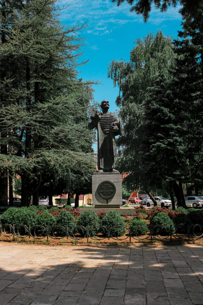 Statue of Montenegro leader Ivan Crnojevic