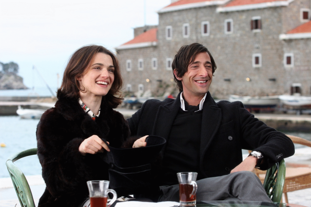 Adrien Brody and Rachel Weisz in Budva