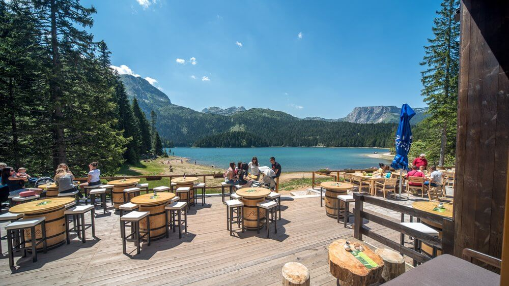 Terrace of Jezero Restaurant