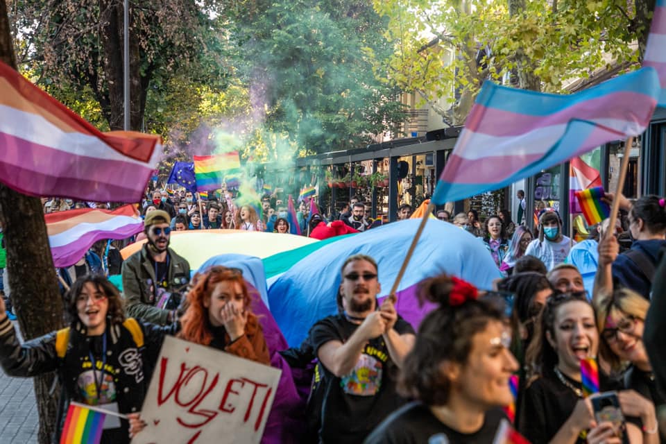 Pride in 2021 on the streets of Podgorica - gay-friendly destination