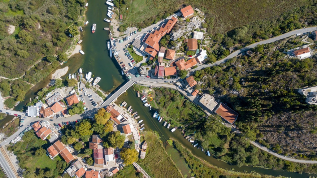 Areal view of Virpazar - My Guide Montenegro