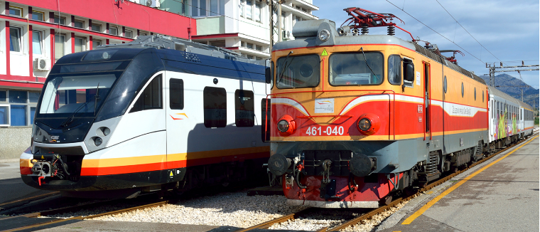 Safe public transportation in Montenegro - train