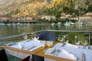 dining with a view in kotor