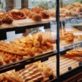 breads in display shelf
